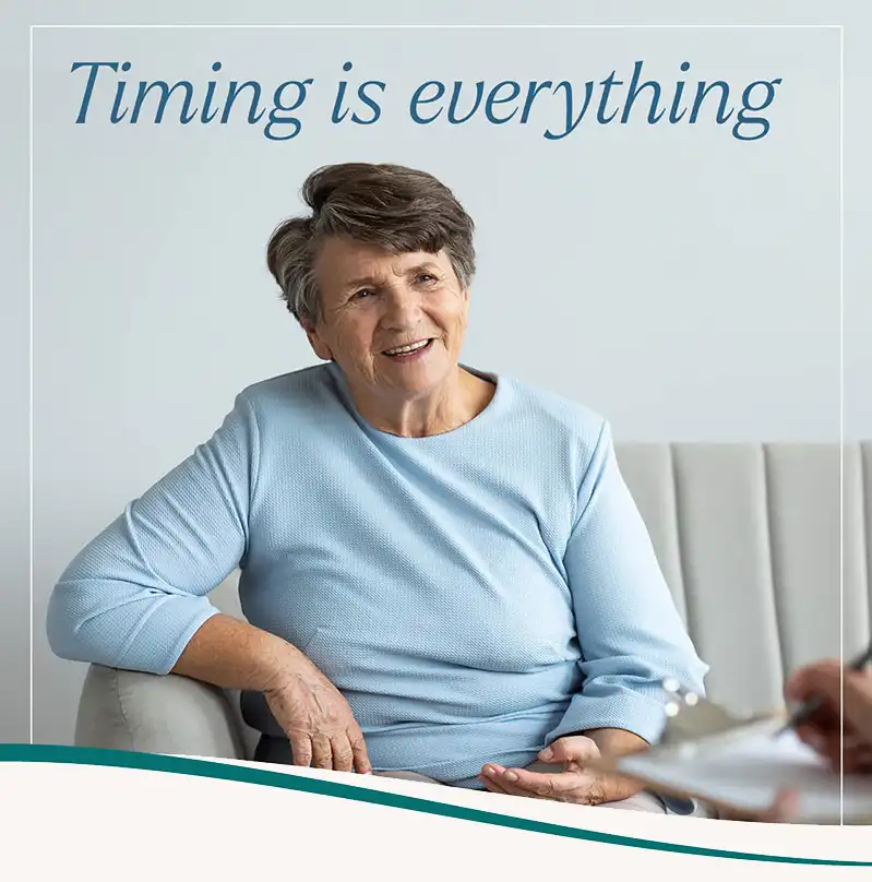 Timing is everything