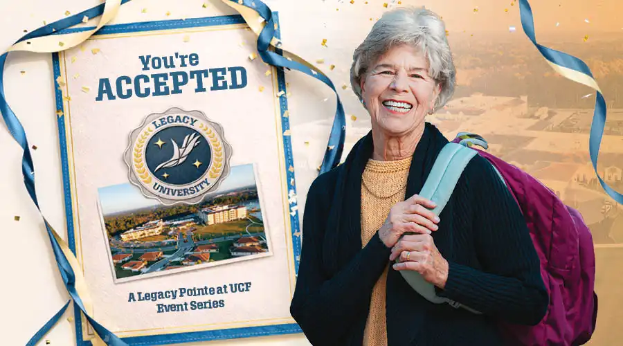 You're accepted: A Legacy Pointe at UCF event series