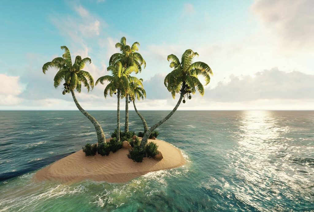 Deserted island